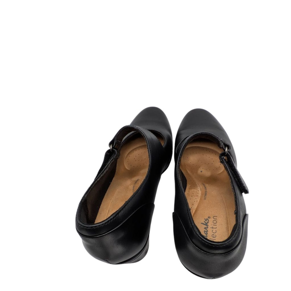 Clarks Women's Emslie Lulin Mary Jane Academia Classic Leather Size 8.5 - Picture 6 of 9
